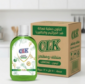 منظف ومطهر CLK متعدد الاستخدامات – حماية فائقة برائحة الليمون الأخضر